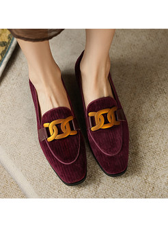 Fashion Faux-suede upper Slip-On Loafer For Women