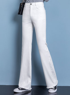 New Look Fur-Trimmed Jean Pants For Women