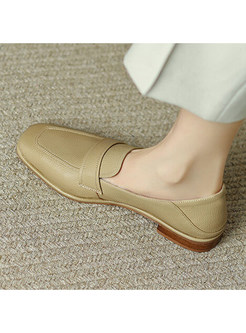 Round Toe Loafer Flat