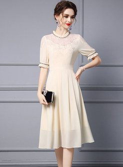 Love is Life Lace Dress In Cream