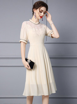 Love is Life Lace Dress In Cream