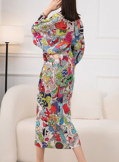 Dolman Sleeve Bodycon Maxi Dress