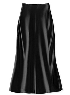 Premium-Fabric Mermaid Midi Skirt