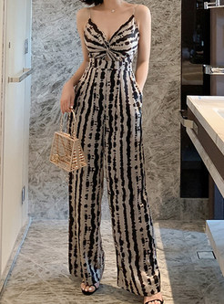 Only Tonight Hot Strap Wide-Leg Jumpsuit