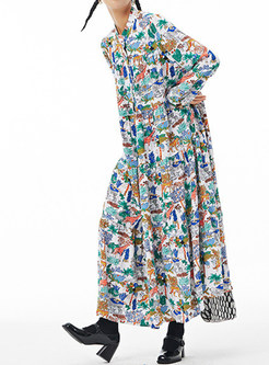 Exclusive Allover Print Maxi Dress