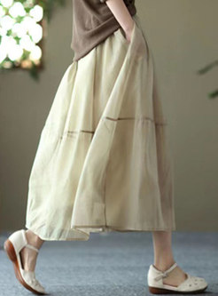 Gentle Organza Midi Skirts For Women