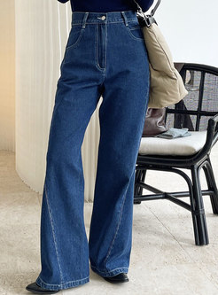 Comfort High Waisted Flare Jeans For Women