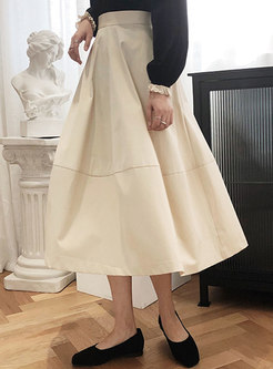 Classy V-Neck Waisted Cotton Dresses