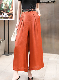 Thin Summer Cropped Pants For Women