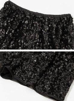 Chicwish Sequined Shorts For Women