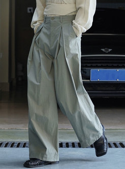 Thin Smocked Wide Leg Pants For Women