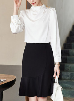 Commuter Women Blouses & Solid Skirts