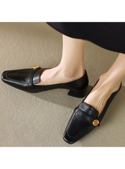Classy Pointed Toe Slip-On Loafer For Women