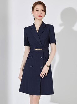 Work Waisted Women Suit Dresses
