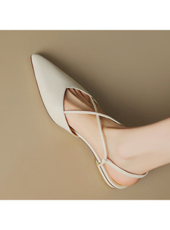 Fashion Pointed Toe Flat Shoes For Women