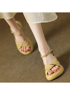 Soft Platform Heels Sandals For Women