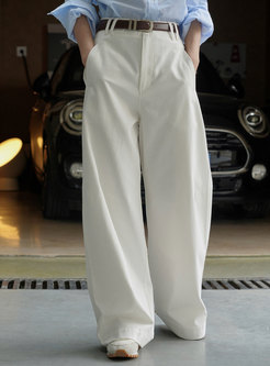 Casual High Waisted Baggy Pants For Women