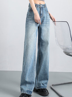 Classic High Waisted Jeans For Women
