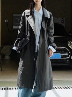 Oversized-Fit Full-Length Trench Coats Women