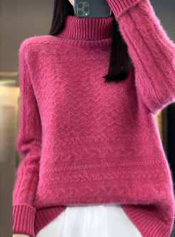 Warm Cable Knit Women Sweaters