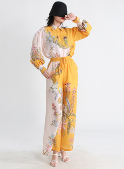 Relaxed Printed Women Blouses & Pants