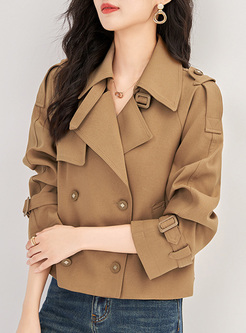 Commuter Cropped Trench Coat Women
