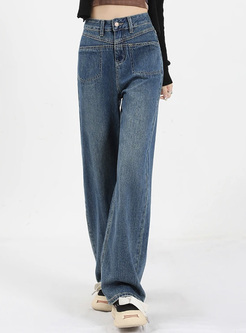 Relaxed High Waisted Baggy Jeans Women