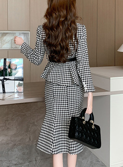 Quality Houndstooth Jackets & Mermaid Skirts