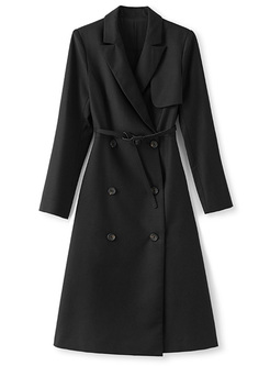 Business Double Breasted Blazer Dresses