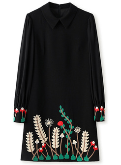 Heavyweight Embroidered Skater Dresses