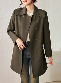 Stylish Double-Breasted Trench Coats Women 