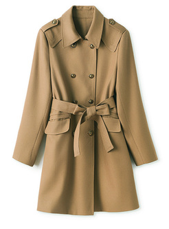 Stylish Double-Breasted Trench Coats Women 