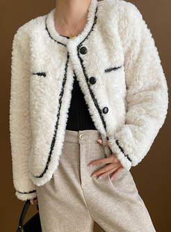 Thermal Contrasting Teddy Jackets Women
