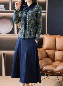 Classy Tweed Waist Coats & Solid Skirts
