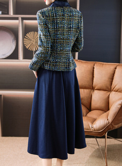 Classy Tweed Waist Coats & Solid Skirts