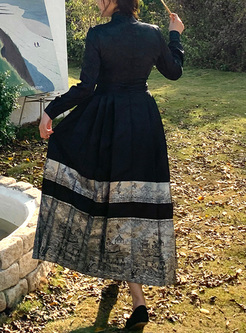 Heritage Mockneck Patch Horse-face Skirt