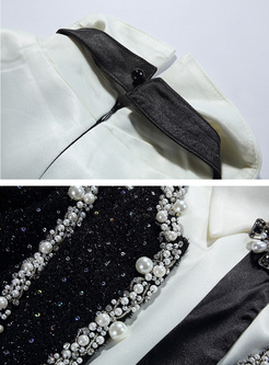 Luxe Beading Sequins Suit Dresses