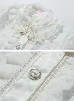 Heavyweight Pearl Button Lace Coats & Skirts