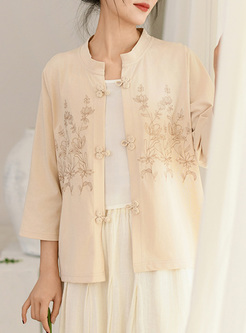 Daily Embroidered Cardigans Women