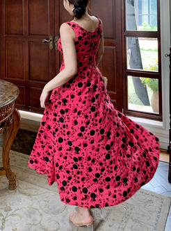 Classy Printed Sleeveless Maxi Dresses