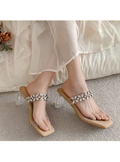Princess Diamante Slip On Shoes Women