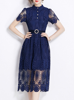 Pretty Water Soluble Lace Skater Dresses